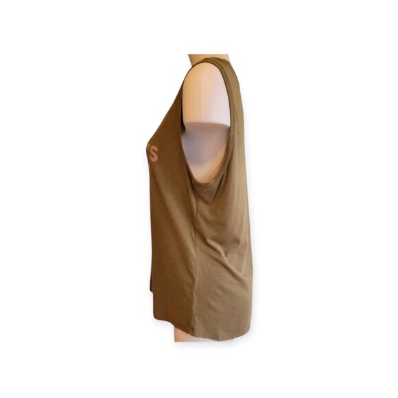 Idyllwind olive sleeveless tank top Women's size medium EUC - Picture 4 of 14